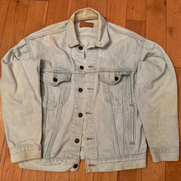 Levi's Other - Vintage 1990s Levi’s trucker style distressed / worn Jean jacket size Small